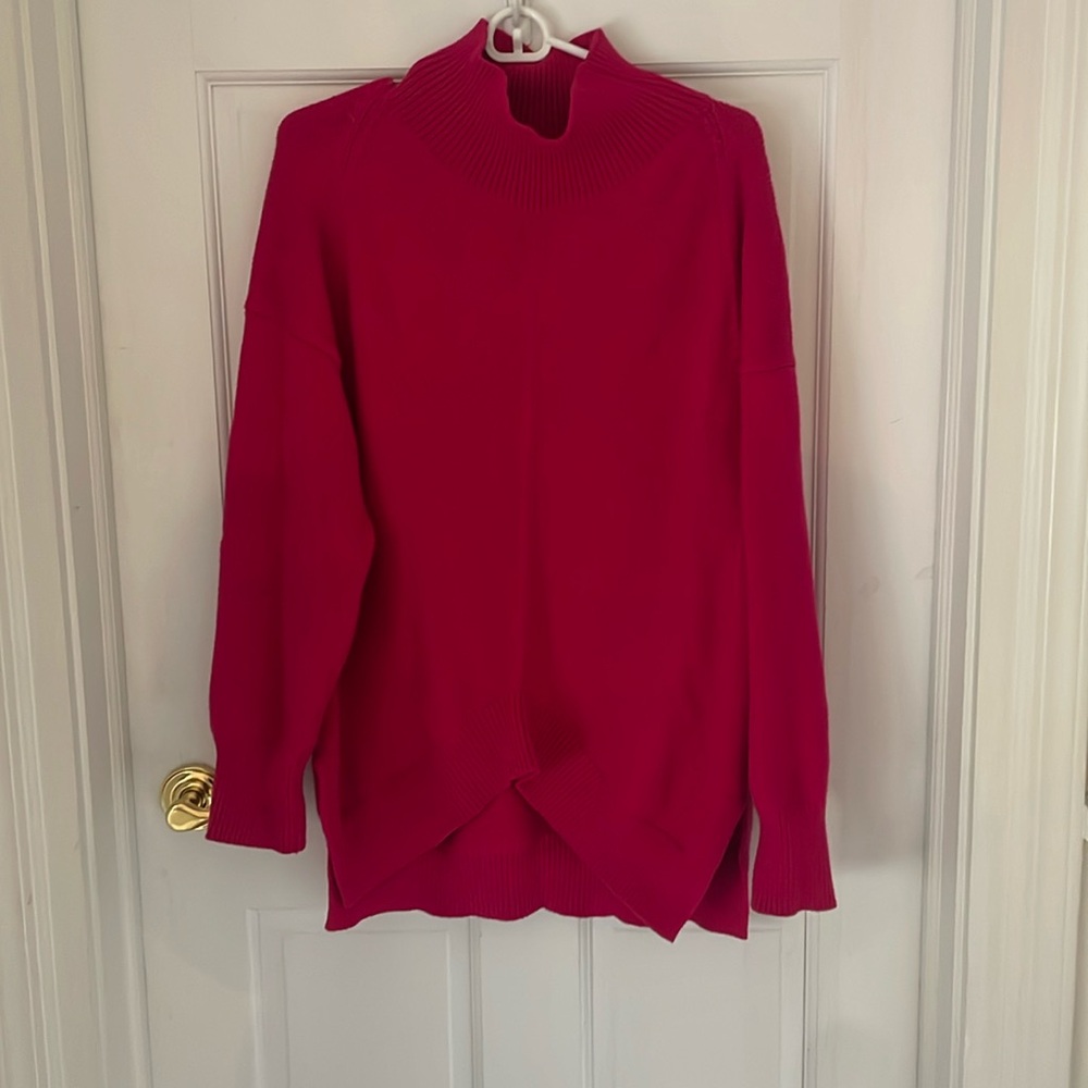 Maeve Red Turtleneck Sweater